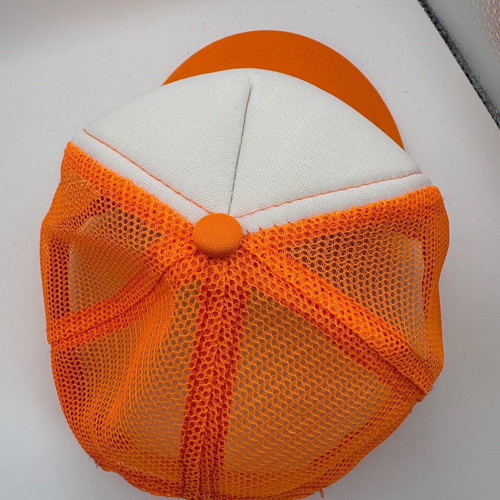 Pokémon Kids One Size Trucker Hat Orange Flareon Graphic Snapback - Picture 5 of 6